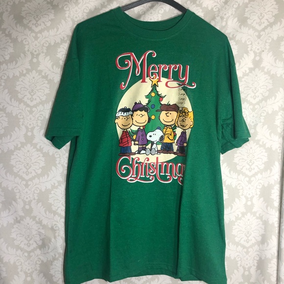 Peanuts Christmas Graphic Tee L - Picture 1 of 12